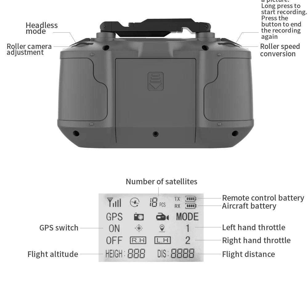 L600 PRO MAX GPS Drone 4K Professional 3-Axis PTZ HD Dual Camera 5G WIFI Obstacle Avoidance Brushless Motor RC Quadcopter Toys